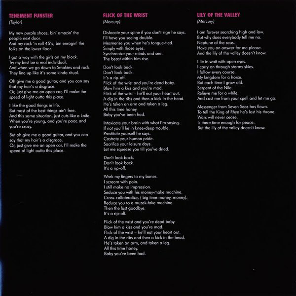 Queen  Deep Cuts; Volume 1 : Booklet 7